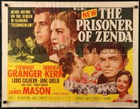 7t0451 PRISONER OF ZENDA style A 1/2sh 1952 Stewart Granger, pretty Deborah Kerr, Louis Calhern!