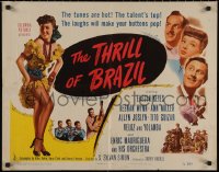 7t0480 THRILL OF BRAZIL 1/2sh 1946 great full-length image of sexy Ann Miller showing her leg!