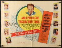 7t0483 TIME OF YOUR LIFE style B 1/2sh 1947 James Cagney pulled the trigger three times!