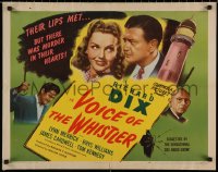 7t0491 VOICE OF THE WHISTLER 1/2sh 1945 Richard Dix investigates a haunted honeymoon for murder!