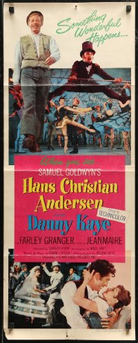 7t0558 HANS CHRISTIAN ANDERSEN insert 1953 images of Danny Kaye, Zizi Jeanmaire!