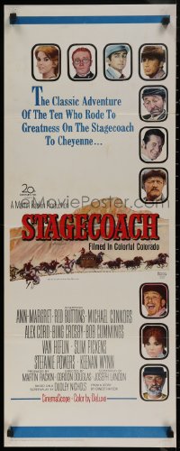 7t0630 STAGECOACH insert 1966 Ann-Margret, Red Buttons, Bing Crosby, great Norman Rockwell art!