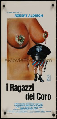 7t0887 CHOIRBOYS Italian locandina 1977 directed by Robert Aldrich, Charles Durning, Louis Gossett Jr.!