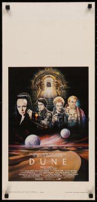 7t0910 DUNE Italian locandina 1984 David Lynch sci-fi epic, completely different art by Casaro!