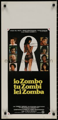 7t0970 IO ZOMBO TU ZOMBI LEI ZOMBA Italian locandina 1979 I Zombie, You Zombie, She Zombie!