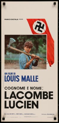 7t0984 LACOMBE LUCIEN Italian locandina 1974 directed by Louis Malle, French WWII Resistance!