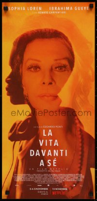 7t0993 LIFE AHEAD Italian locandina 2020 Edoardo Ponti's La Vita Davanti a Se, Sophia Loren!