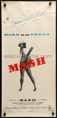 7t1007 MASH Italian locandina 1970 Elliott Gould, Korean War classic directed by Robert Altman!