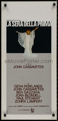 7t1032 OPENING NIGHT Italian locandina 1978 directed by John Cassavetes, full-length Gena Rowlands!