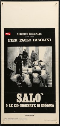 7t1063 SALO OR THE 120 DAYS OF SODOM Italian locandina 1976 Pasolini's Salo o le 120 Giornate di Sodoma!