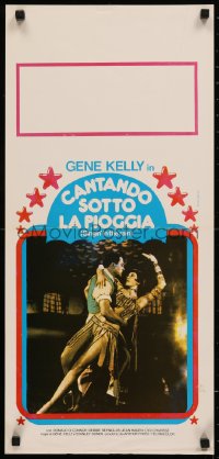 7t1071 SINGIN' IN THE RAIN Italian locandina R1960s Gene Kelly & Cyd Charisse from dance sequence!