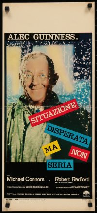 7t1072 SITUATION HOPELESS-BUT NOT SERIOUS Italian locandina 1965 different image of Alec Guinness!