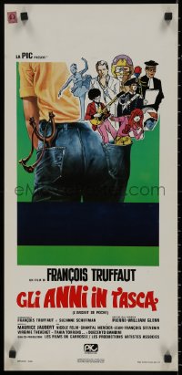 7t1074 SMALL CHANGE Italian locandina 1976 Francois Truffaut's L'Argent de Poche, Nicole Felix, Stevenin