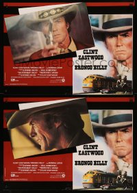 7t0745 BRONCO BILLY group of 8 Italian 18x26 pbustas 1980 director/star Clint Eastwood, Locke!