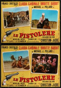 7t0714 LEGEND OF FRENCHIE KING group of 10 Italian 18x26 pbustas 1972 Claudia Cardinale, Bardot!