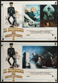 7t0798 RETURN OF THE LIVING DEAD 2 group of 6 Italian 19x26 pbustas 1988 think it's safe to be dead?