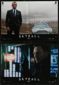 7t0804 SKYFALL group of 6 Italian 16x23 pbustas 2012 Daniel Craig is James Bond, Javier Bardem!
