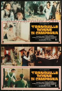 7t0820 TRANQUILLE DONNE DI COMPAGNA group of 4 Italian 19x26 pbustas 1980 Claudio De Molinis!