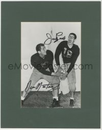 7w0801 JERRY LEWIS/DEAN MARTIN signed 11x14 REPRO photo 1980s wacky portrait in football uniforms!
