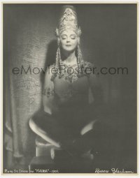 7w0816 RUTH ST. DENIS signed 11x14 REPRO 1967 when she was in Radha in 1906 by Marcus Blechman!