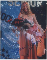 7w0817 SISSY SPACEK signed color 11x14 REPRO still 2000s great portrait at the prom from Carrie!