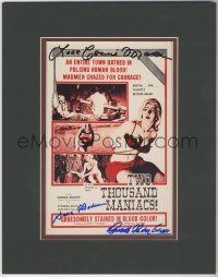 7w0822 TWO THOUSAND MANIACS matted signed 11x14 REPRO photo 2000s by Lewis, Mason & Friedman!