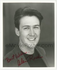 7w0826 ALAN RUCK signed 8x10 REPRO still 2000s head & shoulders portrait of the Ferris Bueller star!
