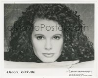 7w0519 AMELIA KINKADE signed 8x10 publicity still 1990s portrait of the pretty actress/writer!