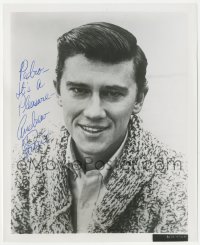 7w0832 ANDREW PRINE signed 8x10 REPRO still 1980s head & shoulders portrait of the Wide Country star!