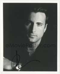 7w0833 ANDY GARCIA signed 8x10 REPRO still 1990s great head & shoulders portrait of the star!