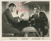 7w0338 ANDY WILLIAMS signed 8x10 still 1964 close up with Robert Goulet in I'd Rather Be Rich!