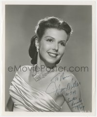 7w0340 ANN MILLER signed 8x10 key book still 1948 glamorous smiling portrait from Easter Parade!