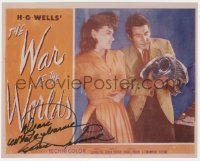 7w0840 ANN ROBINSON signed color 8x10 REPRO still 1990s cool lobby card image from War of the Worlds!