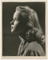 7w0344 ANNE FRANCIS signed 8x10.25 still 1951 super young portrait from The Whistle at Eaton Falls!