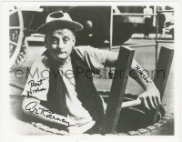 7w0844 ART CARNEY signed 8x10 REPRO still 1980s as sewer worker Ed Norton of The Honeymooners!