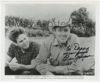 7w0351 BEN JOHNSON signed 8.25x10 still 1971 close up with Timothy Bottoms in The Last Picture Show!