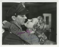 7w0851 BEST YEARS OF OUR LIVES signed 8x10 REPRO still 1980s by BOTH Virginia Mayo AND Dana Andrews!