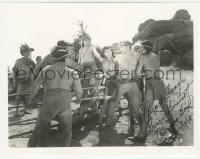 7w0862 BRUCE BENNETT signed 8x10 REPRO still 1988 held captive by Indians in Hawk of the Wilderness!