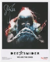 7w0536 DEE SNIDER signed color 8x10 music publicity still 2016 Twisted Sister rocker, We Are the Ones!
