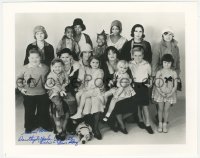 7w0896 DOROTHY DEBORBA signed 8x10 REPRO still 1980s with her Our Gang co-stars & their mothers!