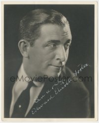 7w0376 EDWARD EVERETT HORTON signed deluxe 8x10 still 1930s great head & shoulders portrait!