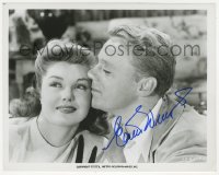 7w0381 ESTHER WILLIAMS signed 8x10.25 still R1974 great close up with Van Johnson in Easy to Wed!