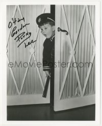 7w0903 EUGENE LEE signed 8x10 REPRO still 1980s Our Gang's Porky dressed as a police officer!