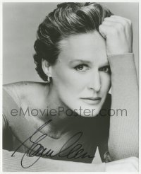 7w0920 GLENN CLOSE signed 8x10 REPRO still 1980s head & shoulders portrait of the leading lady!