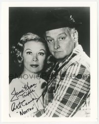 7w0937 JACKIE GLEASON SHOW signed 8x10 REPRO still 1980s by BOTH Jane Kean AND Art Carney!