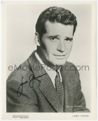 7w0939 JAMES GARNER signed 8.25x10 REPRO photo 1980s portrait when he made The Great Escape!