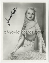 7w0945 JANET LEIGH signed 8x10 REPRO still 1980s sexy portrait from The Black Shield of Falworth!