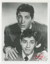 7w0949 JERRY LEWIS signed 8x10 REPRO still 1982 super young with his comedy partner Dean Martin!