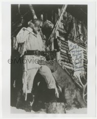 7w0956 JOCK MAHONEY signed 8x10 REPRO still 1980s as Grizzly Bill attacked in Their Only Chance!