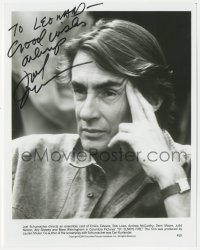 7w0414 JOEL SCHUMACHER signed 8x10 still 1985 candid of the director on the set of St. Elmo's Fire!